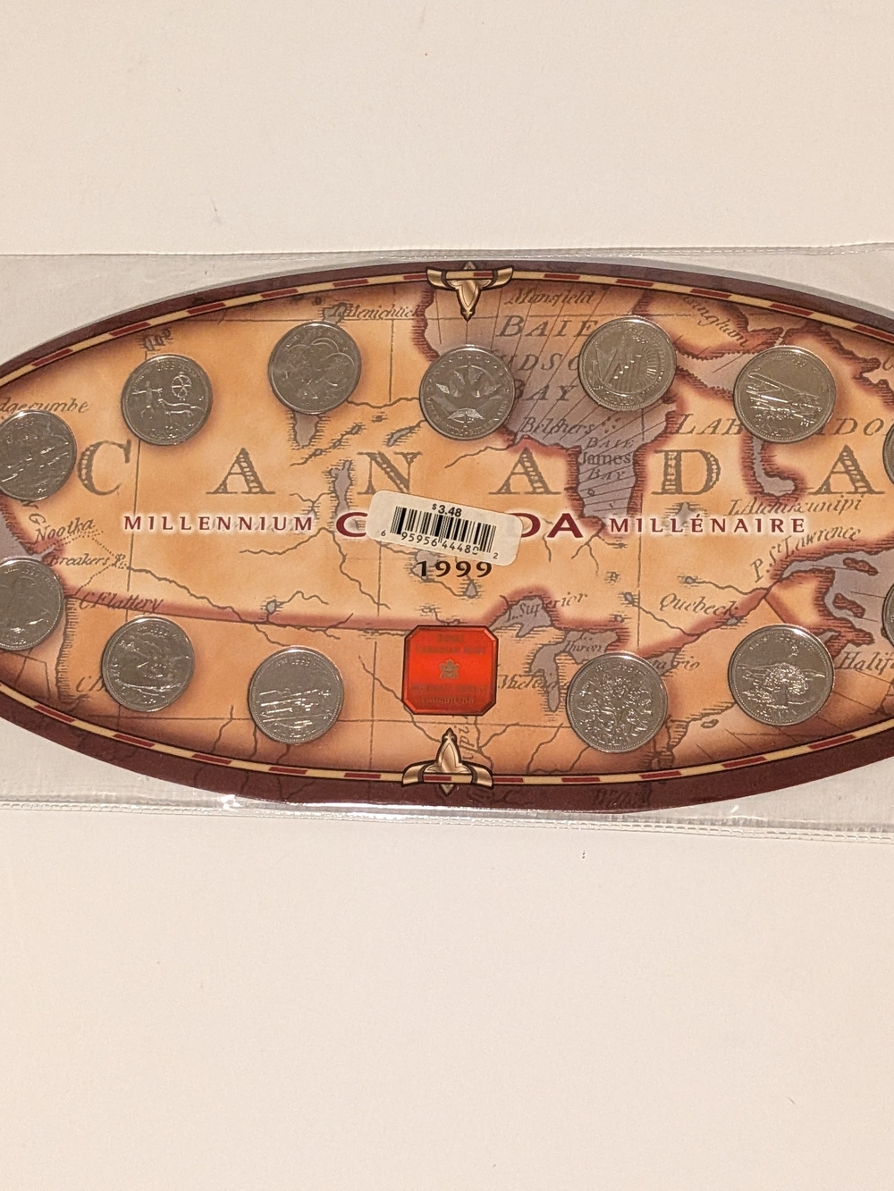 Canada Millennium 1999 Coin Display